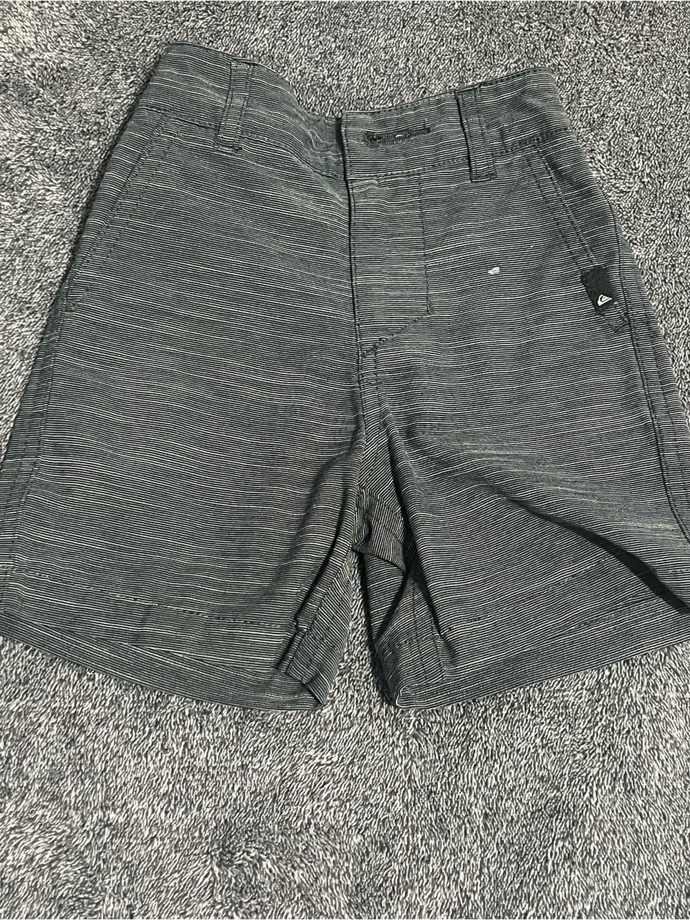 Quiksilver Stripe Tech Kids Shorts - Black/Gray